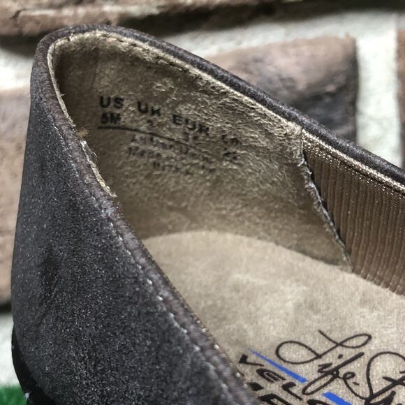 Life Stride Velocity 2.0 Brown Stretch Comfort Women's Shoes 5 M Ballet "Intra" - Picture 3 of 8